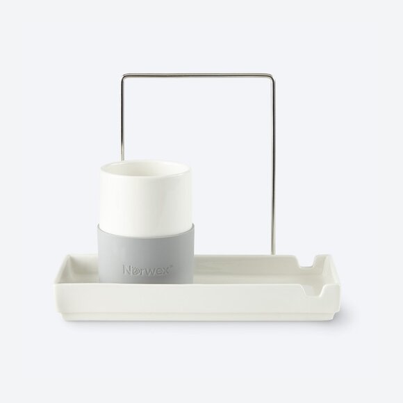 Norwex Porcelain Kitchen & Bathroom Sink Organizer - Picture 4 of 7